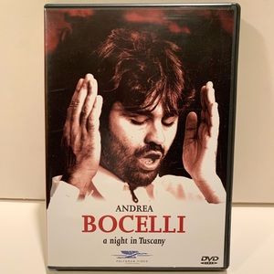 ANDREA BOCELLI: A NIGHT IN TUSCANY DVD.